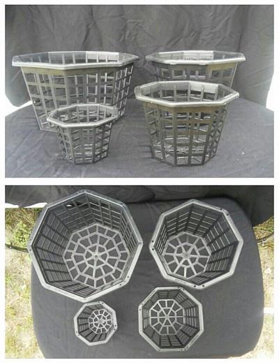 Black octagon Basket