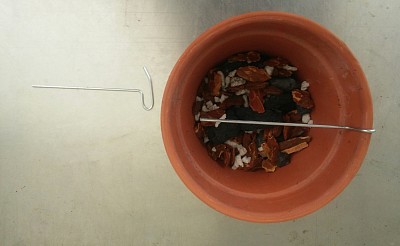 Clay pot clip